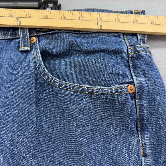 Levi's 550 Men's Jeans Size 44x29 Blue Straight Leg Classic Normcore Work Wear - Picture 10 of 14